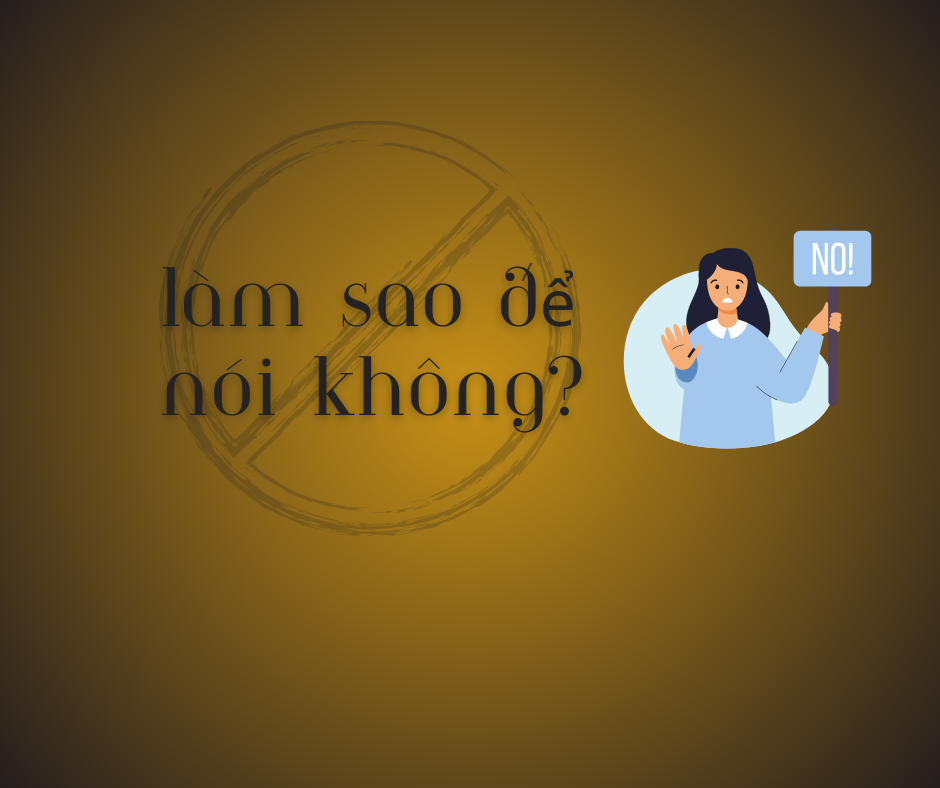 làm sao để nói không